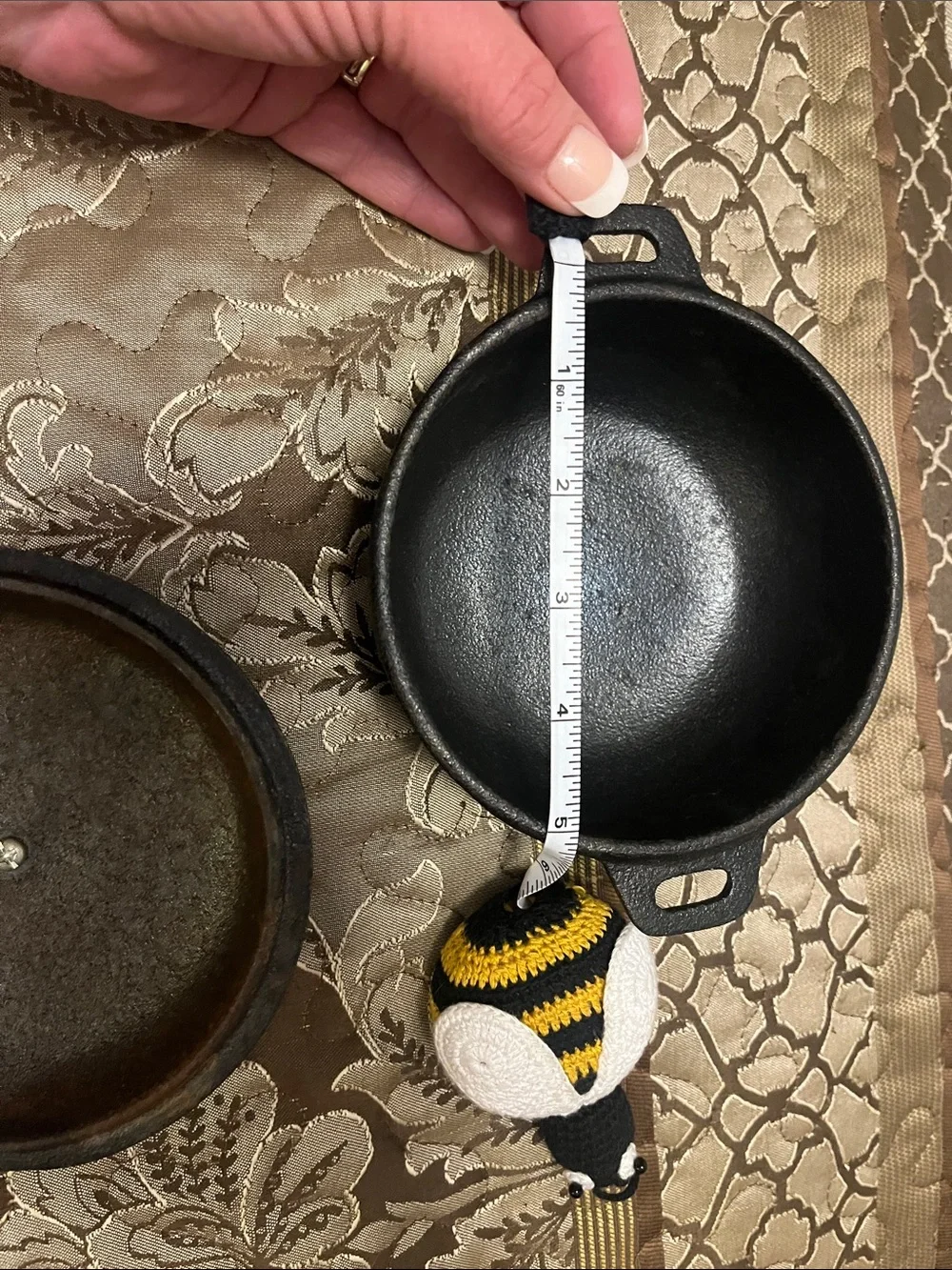 Cast Iron Mini Skillet with Lid - Black